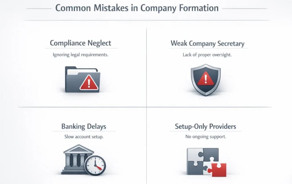 Common Mistakes in Hong Kong Company Formation