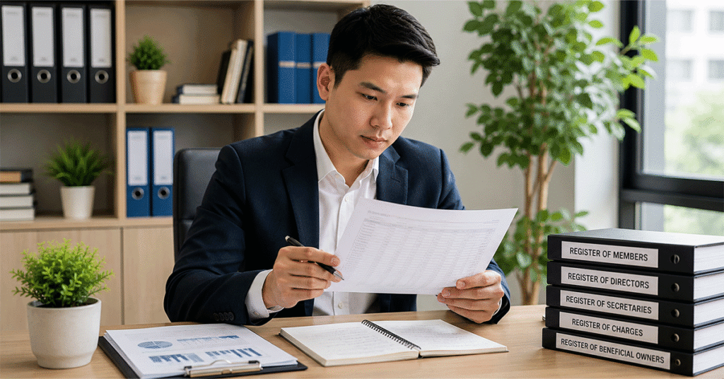 Maintain Statutory Registers