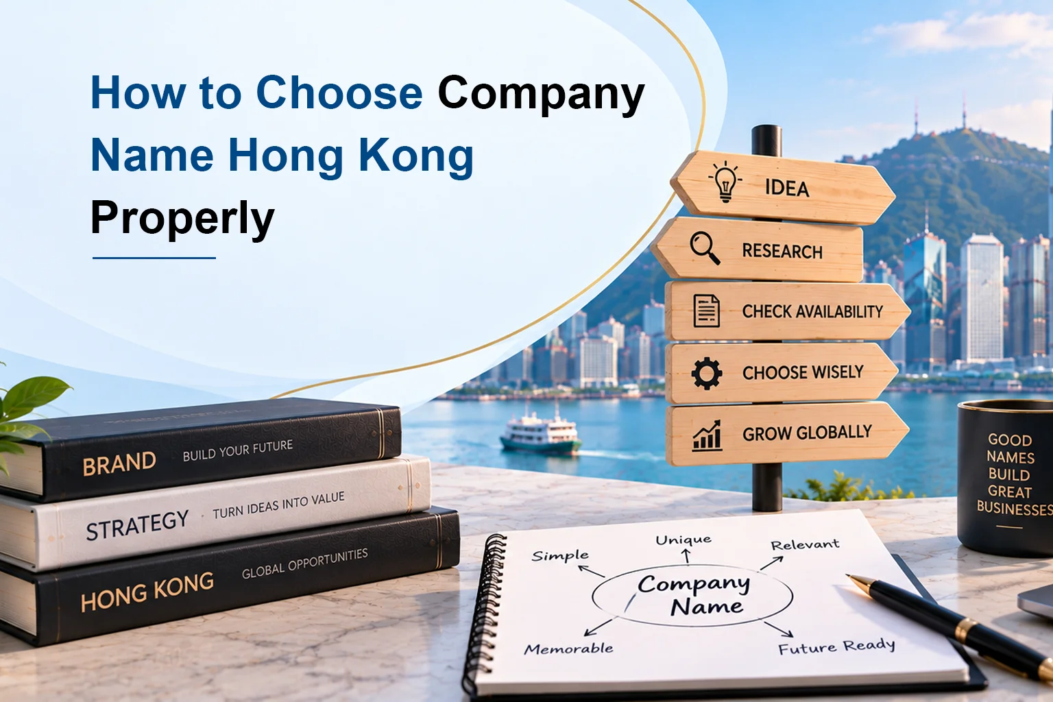 How to choose a company name in Hong Kong for a new business