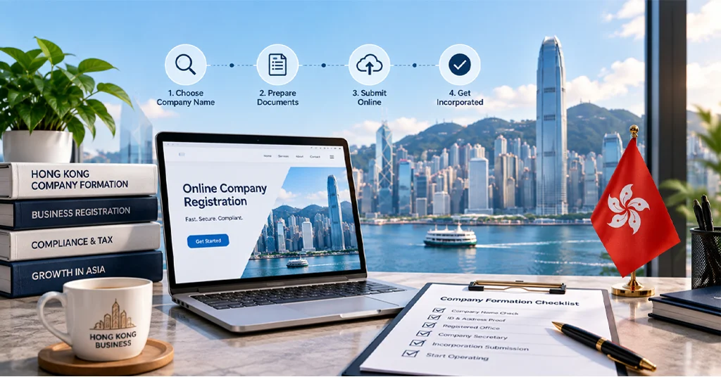 Online Hong Kong company incorporation process